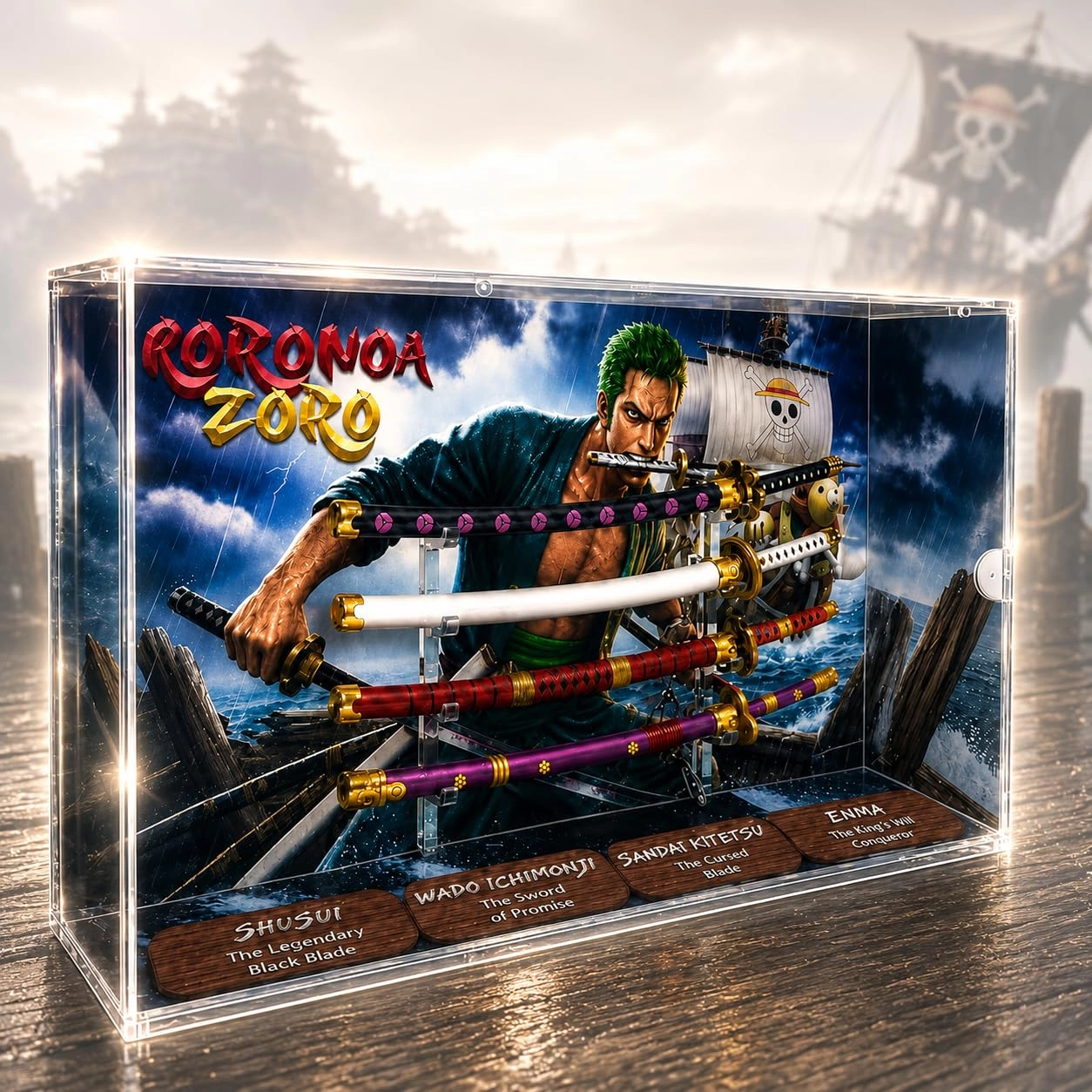 Swords and more Roronoa Zoro - One Piece Collector's Box - 20 cm (20 cm)