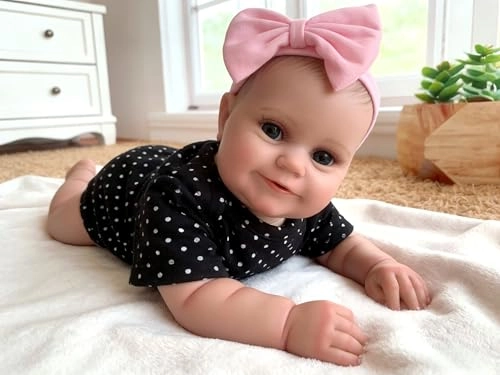 Maddie Reborn Baby Doll - 20 inch 50cm Hand-Drawing Hair Handmade