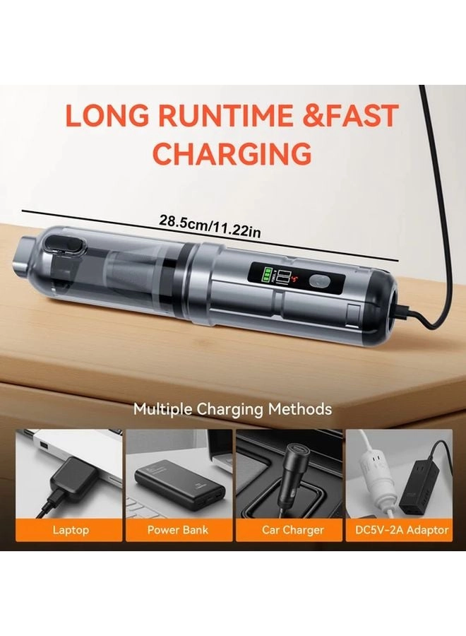 4-in-1 Wireless Handheld Vacuum Cleaner - 2000mAh