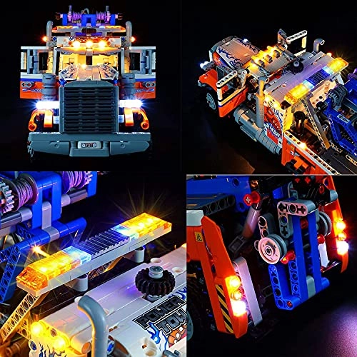 LED Light Kit for LEGO Heavy Duty Tow Truck 42128
