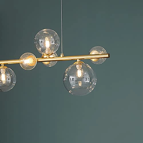 Molecular Chandelier - G9 Copper and glass 90*27*30cm