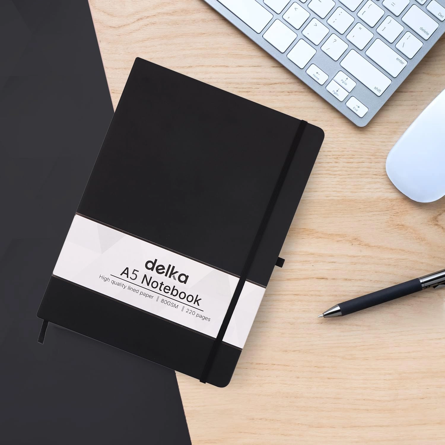 A5 Notebook A5 Hardcover - Lined 110 Sheets