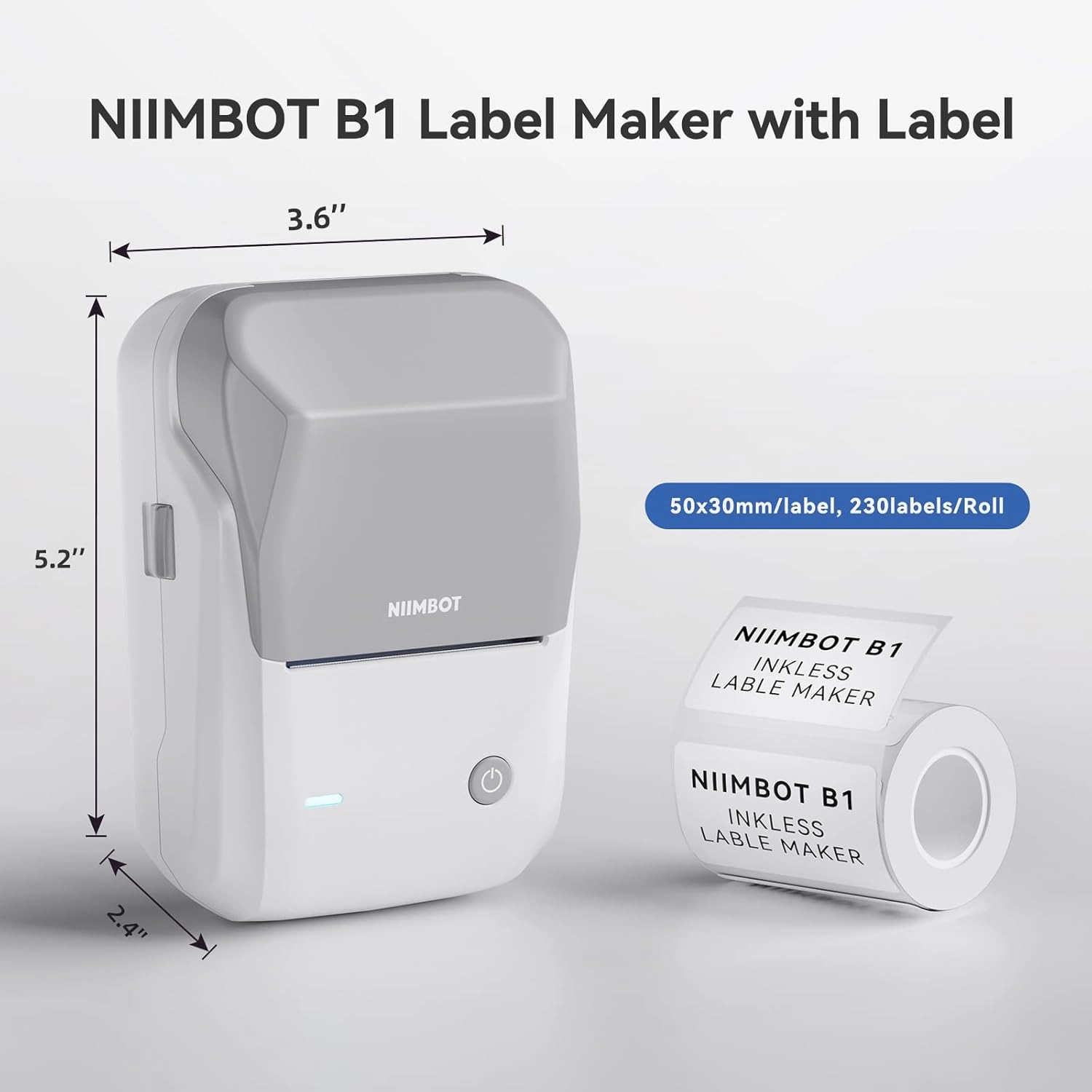 B1 - direct thermal 50 x 30 mm