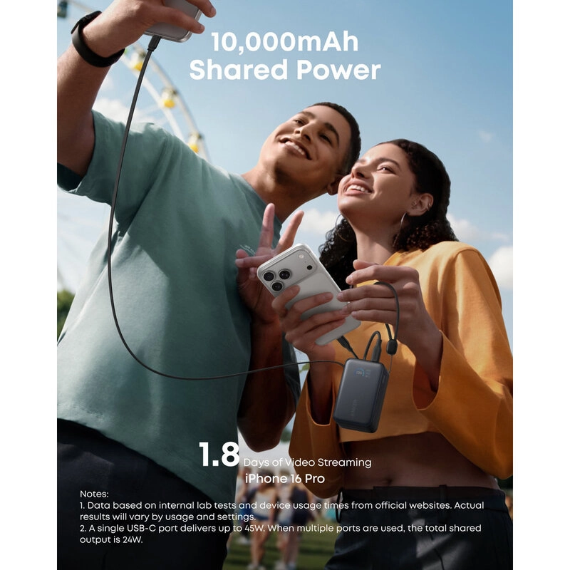 A1638 - 10,000mAh 45W Fast charging