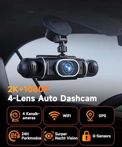 1080P 2K Dash Cam