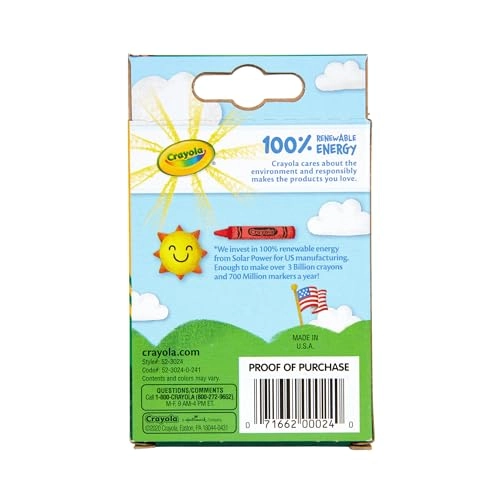 Wax Crayons - 24 Pcs