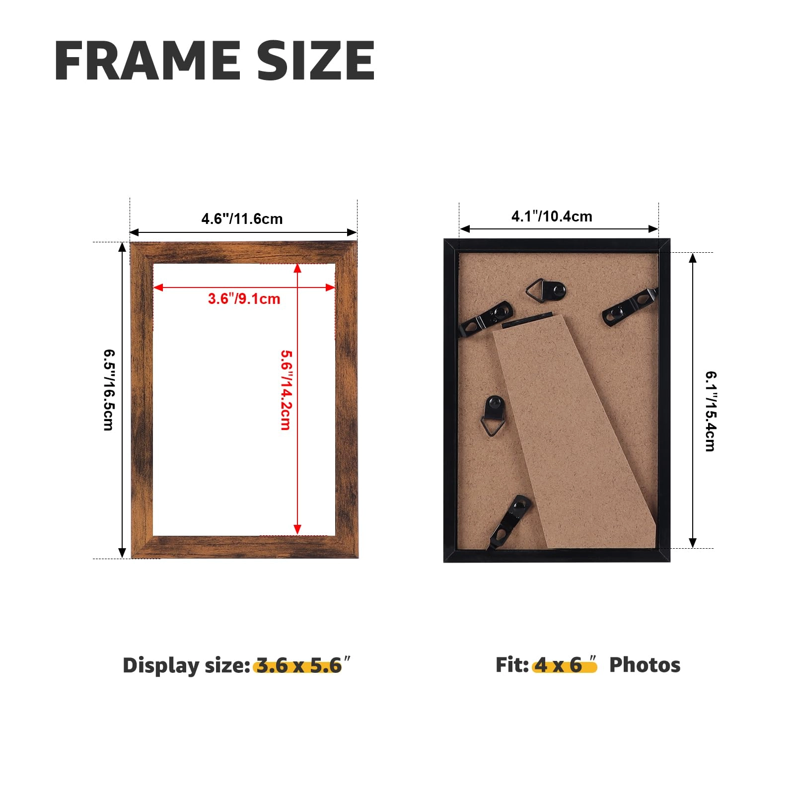 Picture Frame Set - 4x6