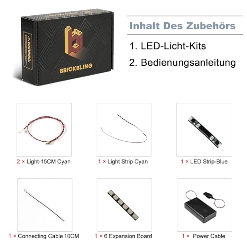 LED Light Set - Compatible with 77244 Mercedes-AMG F1 W15 Race Car USB Battery Powered