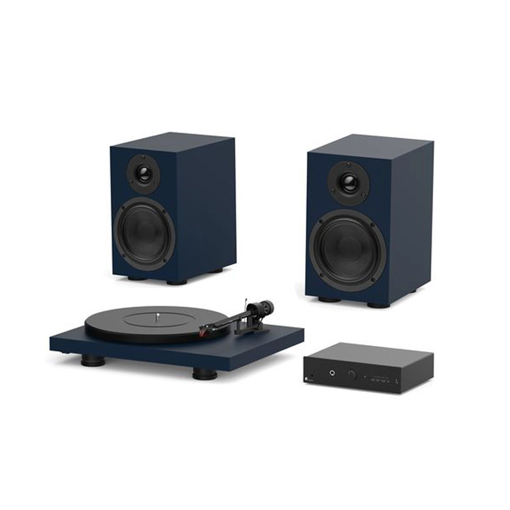 Pro-Ject Audio systems Debut Carbon EVO - Carbon tonearm + MaiA S3 - Amplifier + Speaker Box 5 S2 - Speaker + Damp it - Rubber feet + Connect it LS S2 - Speaker cable