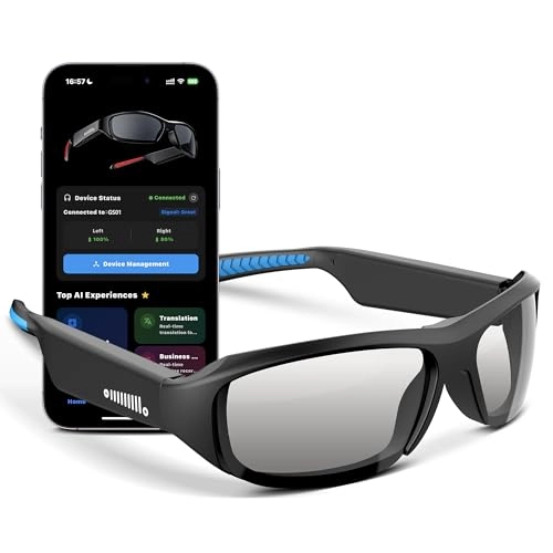 Ai Smart Glasses - Voice Real-Time Translation Music Playback