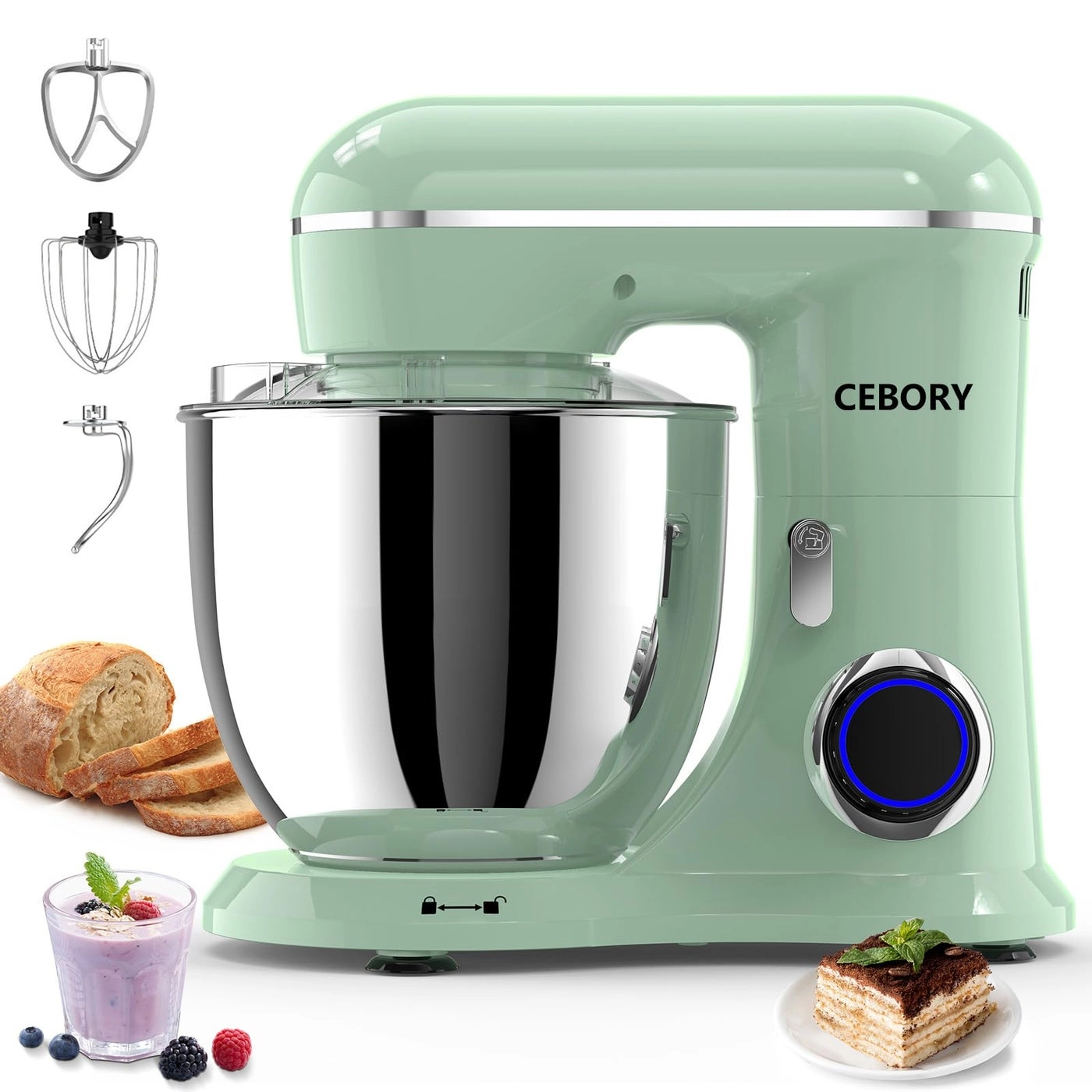 Electric Mixer - 6.5 Quarts 660 watts