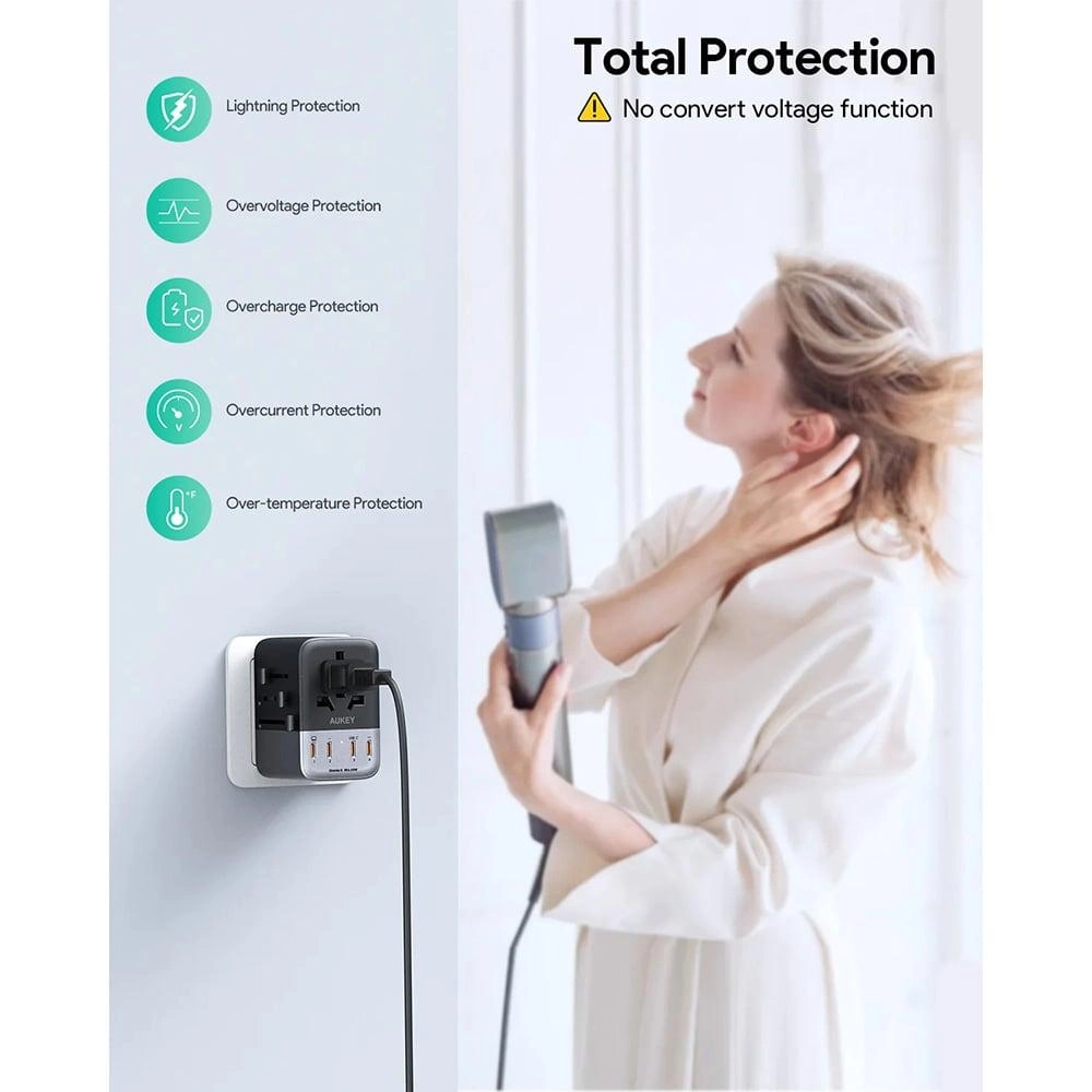 Universal Travel Adapter - 65W