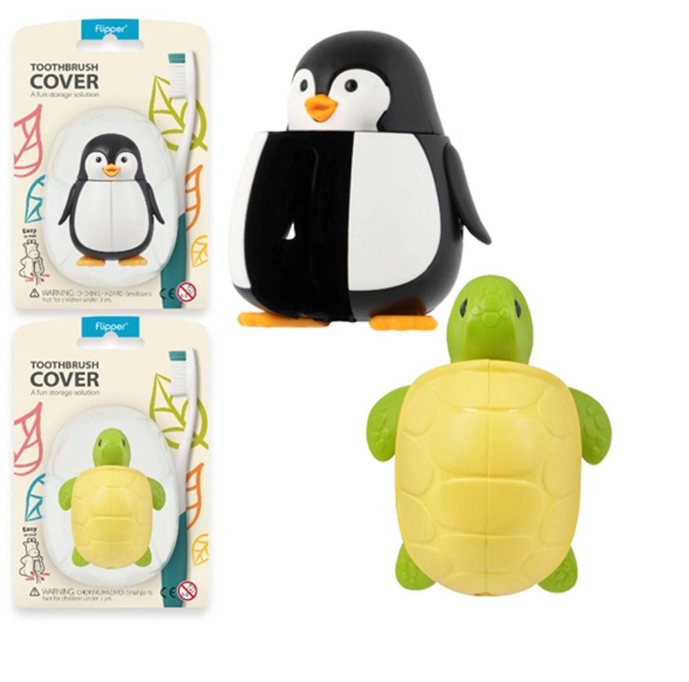 Flipper Toothbrush Cover - Light Green Bundle