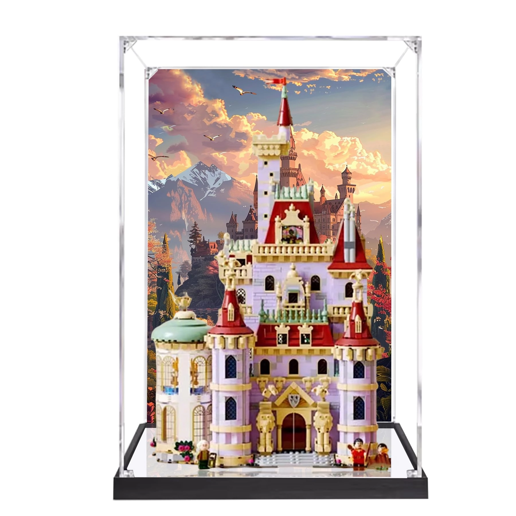 KAIFEITYE Acrylic Display Case for Lego 43263 - 3mm Clear