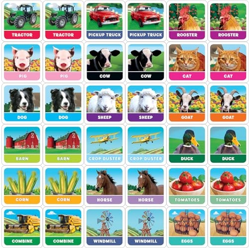 Old MacDonald's Farm Matching Game - 12 years and up