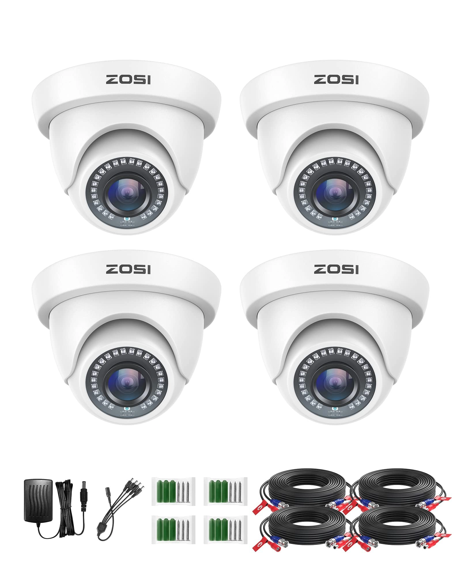 Security Bullet Camera - 1080P 4 Pack