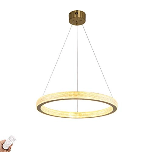 Creative Ring Chandelier - White tricolor light 91cm LED