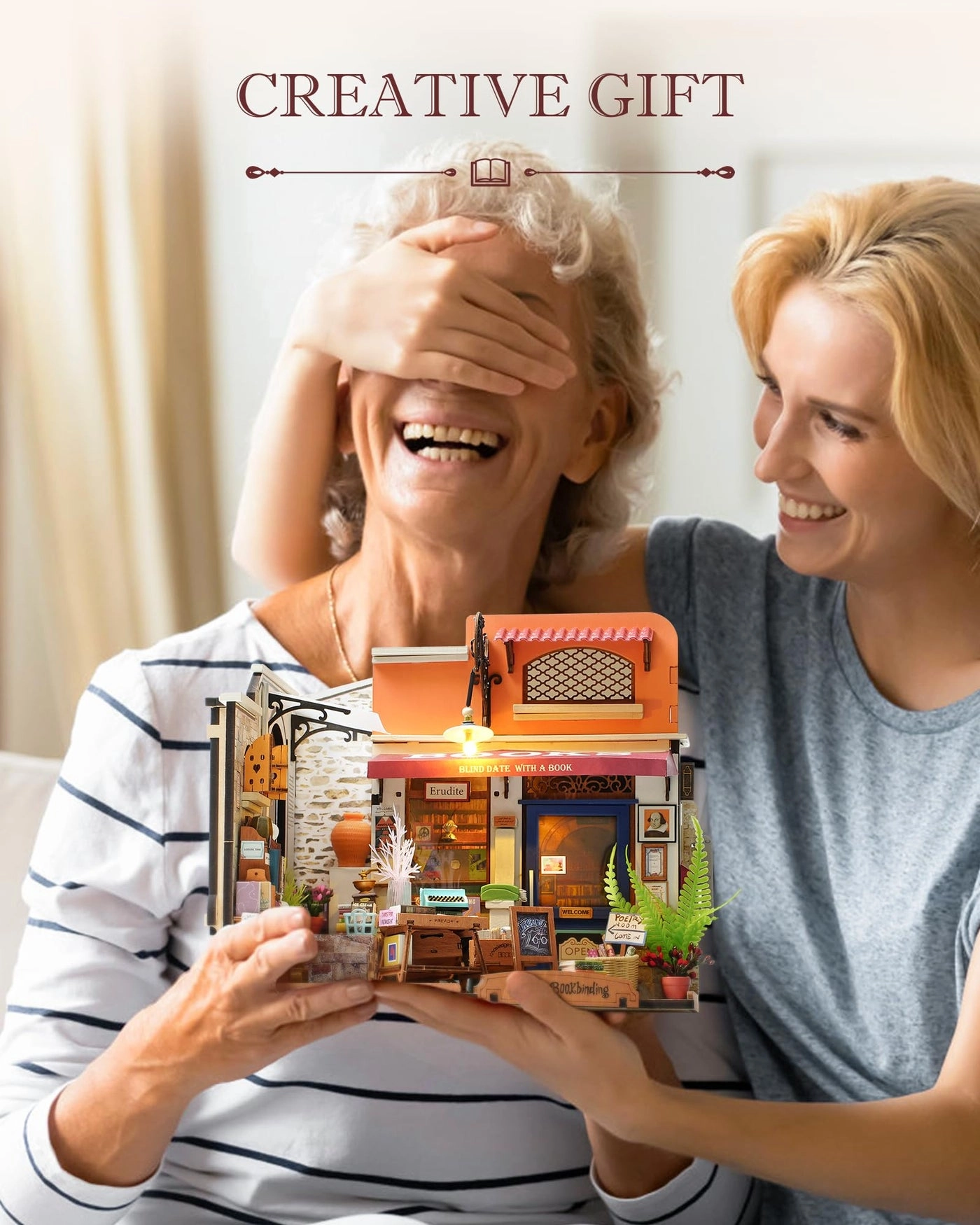 DIY Miniature Dollhouse Kit - Halloween/Christmas 1:20