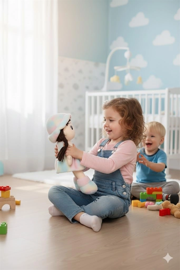 Rainbow doll - 45cm Multicolor