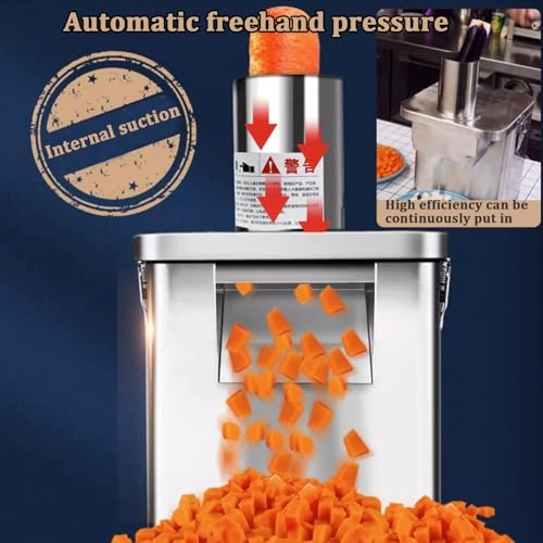 Commercial Vegetable and Fruit Dicer Machine - Electric
