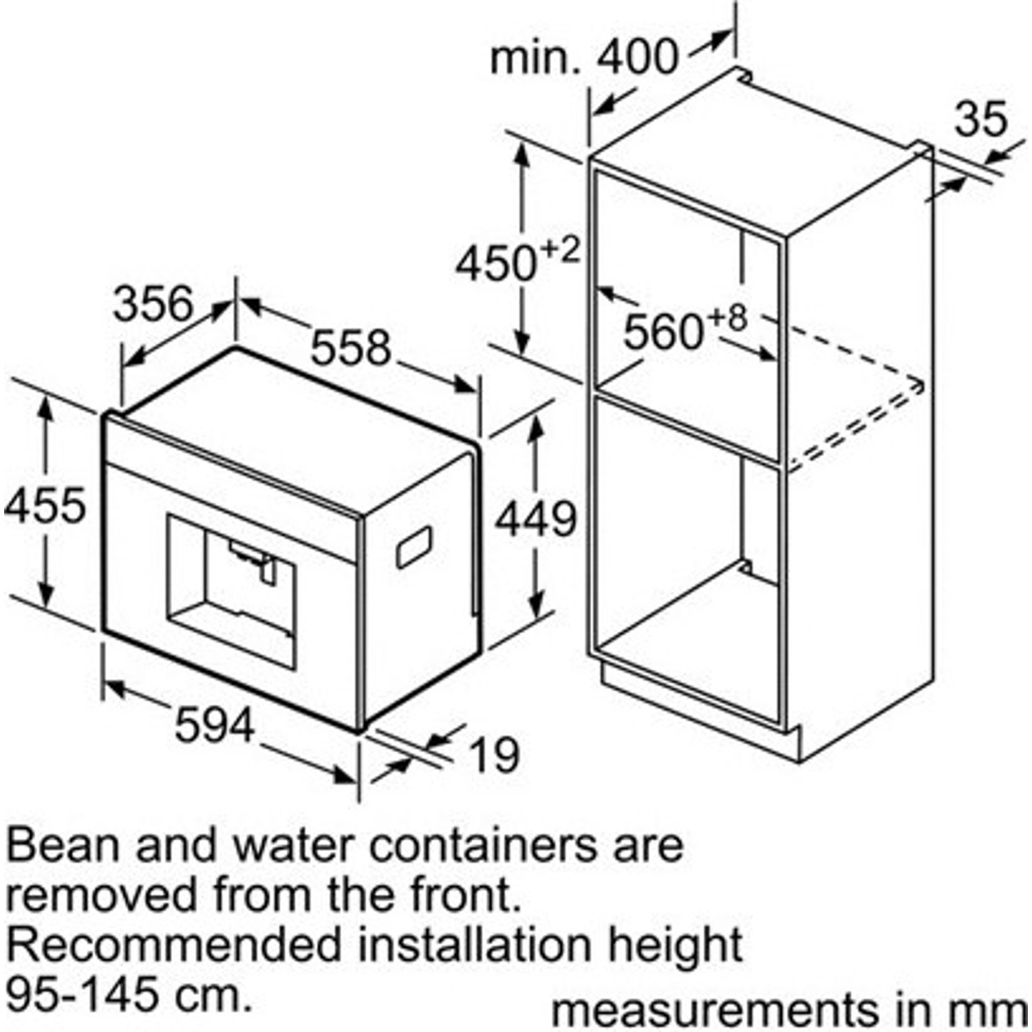 Built-In Fully-Automatic Coffee Machine CTL636ES1