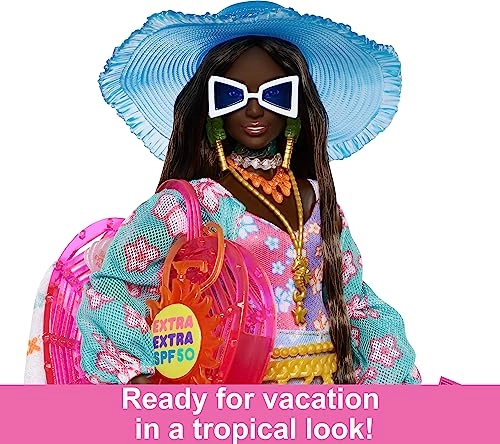 Barbie Extra Fly - Pink and purple hair Desert Fashion 15 accessories Ages 3+