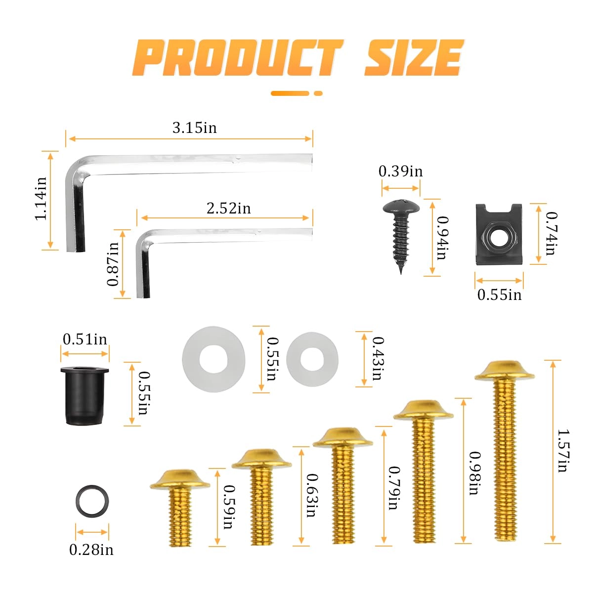 Fairing Bolt Kit