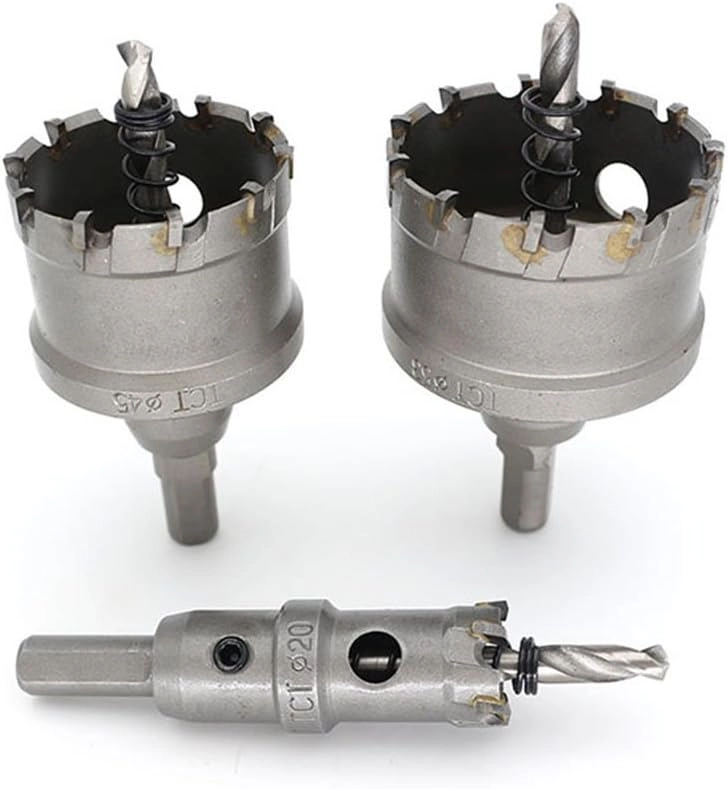 Heavy Duty HSS Carbide Tip Hole Hole-saw Multiple-tooth - 21mm Steel Stainless Steel iron Copper Brass Aluminum Fiberglass Formica