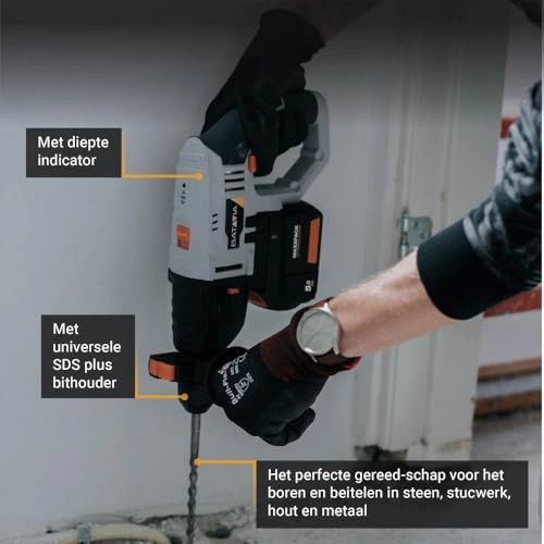 MAXXPACK 2 Mode SDS Drill - 18V SDS Plus Bare Unit