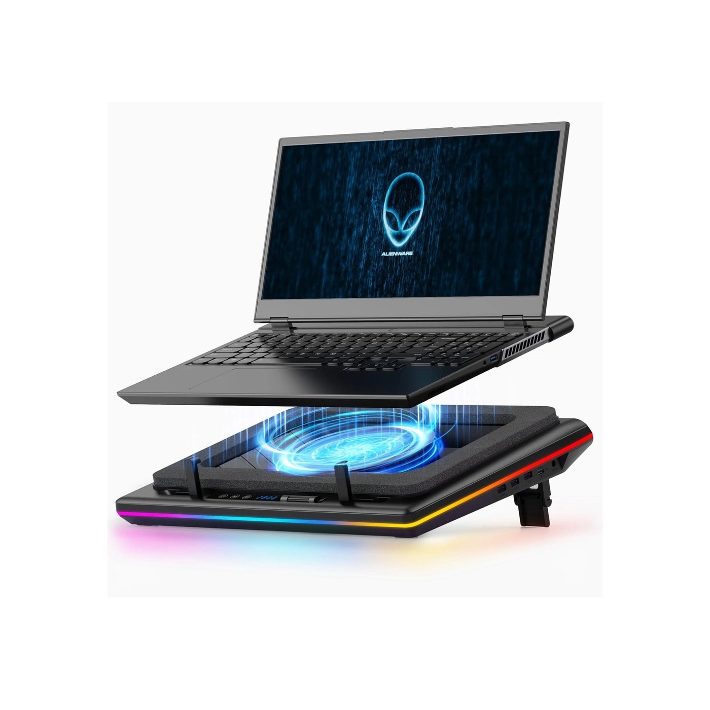 RGB Laptop Cooling Pad - 15-19in