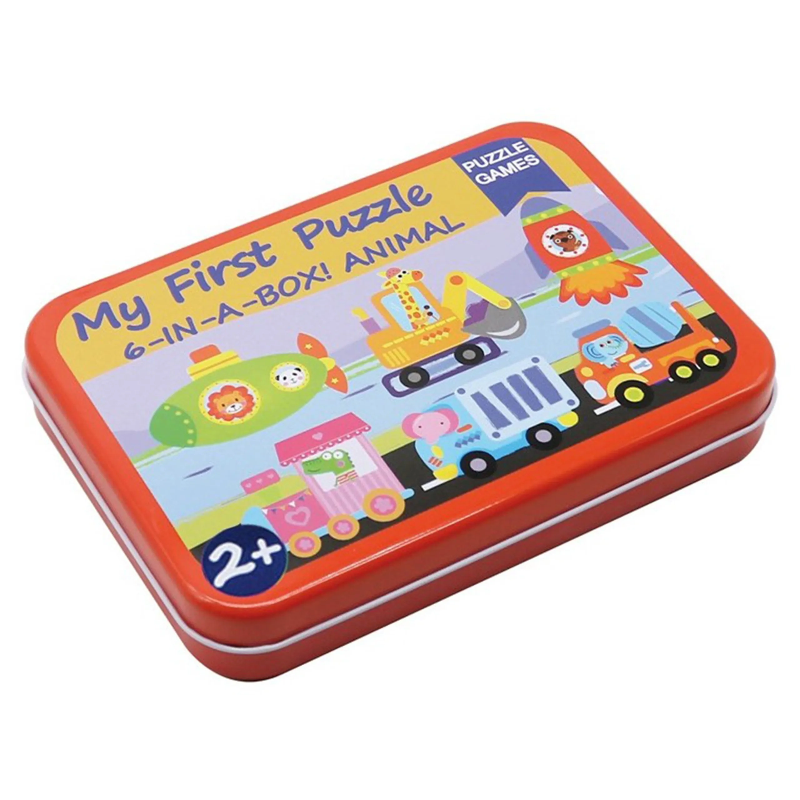 ANDREU Toys My First Puzzle 6 In A Box Vehicles, - Suitable for 2 years and above 18pcs