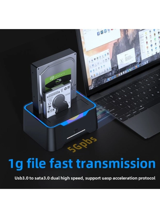 Dual-disk USB 3.0 Hard Disk Base