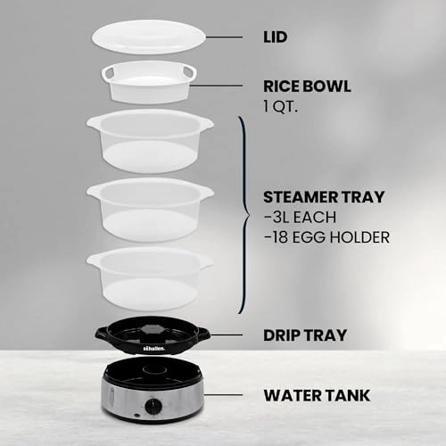 Food Steamer - 9 Liters