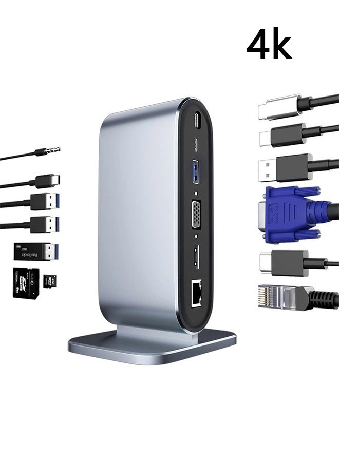 Arabest USB C Docking Station - USB C Windows Mac