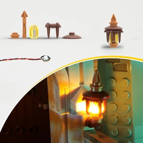 14 Mini LED 1 x 1 Building Block Lighting Set - Red light USB