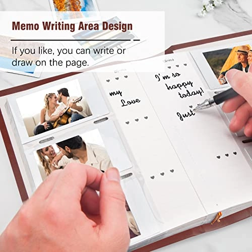 2.4 x 3.6" 180 Photos PU Photo Album