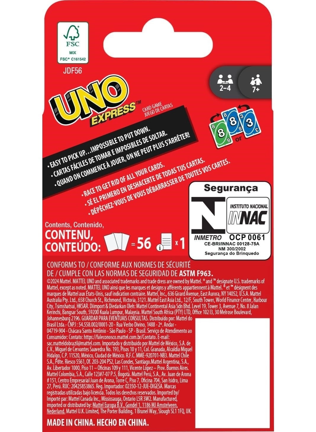 UNO Express - Card Game (Spanish)