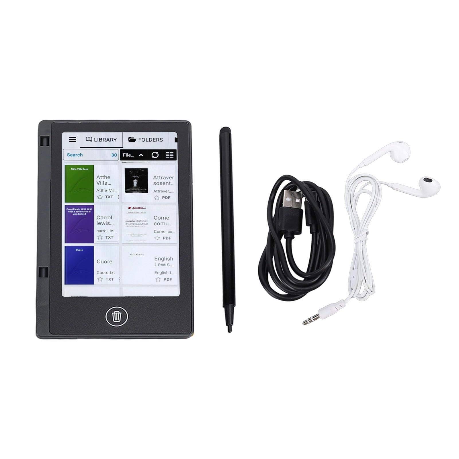 Jectse E-Book Reader - 5-inch 9GB