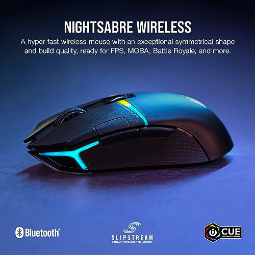 NIGHTSABRE Wireless Gaming Mouse - Bluetooth