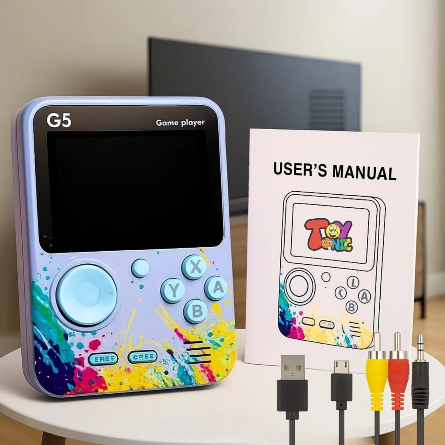 CH, GUANGZHOU LIWAN DISTRICT ZHAO CHUANG ELECTRONIC PARTS PROCESSING PLANT G5 - 3.0-Inch HD 500 Built-in Games