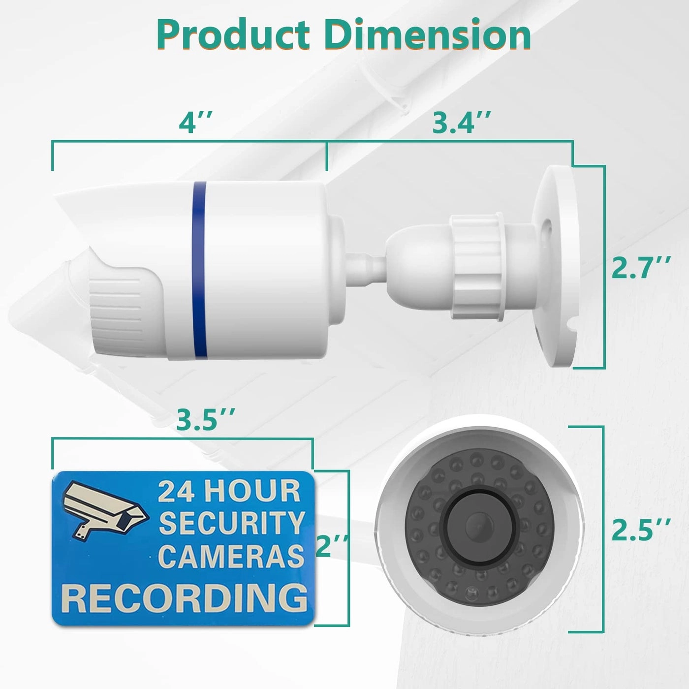 Dome Simulation Camera - indoor and outdoor Pack