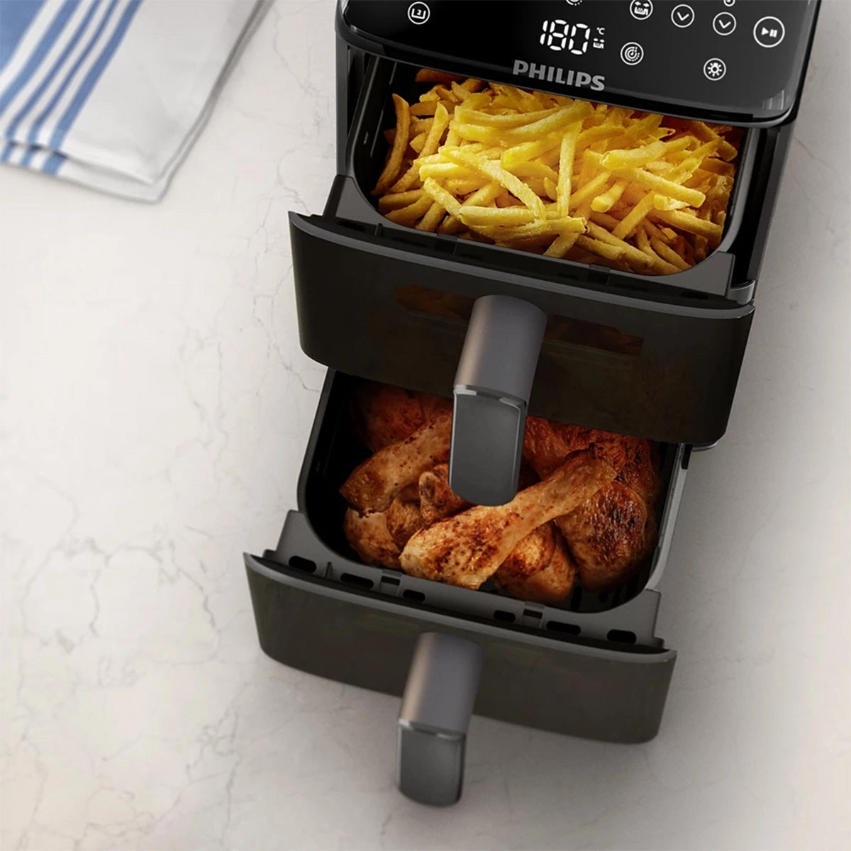 Stacked Dual Basket Airfryer NA460/09