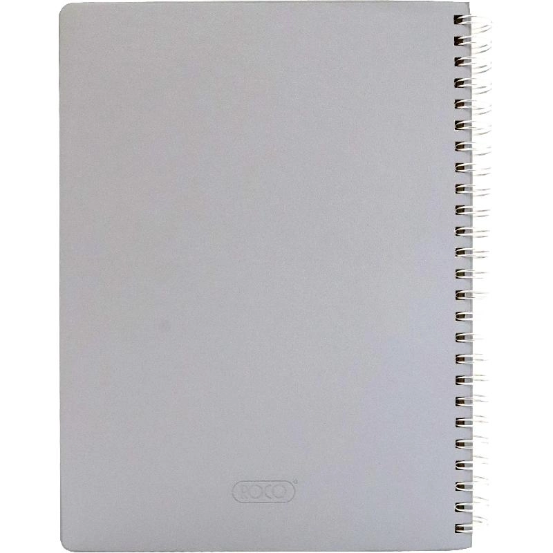 Notebook 19 X 26 cm Spiral - Grid 100 Sheets