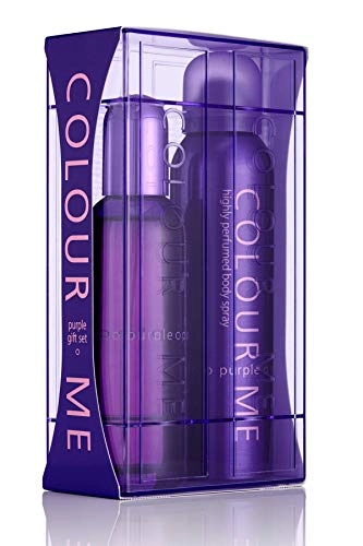 Purple - Floral 2 Pc Gift Set