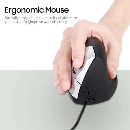 Vertical Wired Mouse