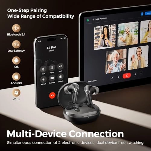 T3 Pro Wireless Earbuds