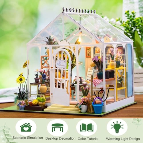 DIY House Craft Kit - Without Dust Cover Paper Wood