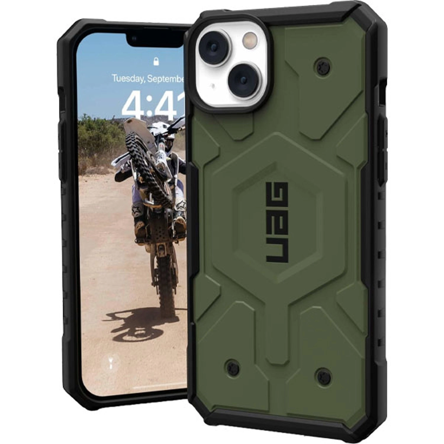 Urban Armor Gear Pathfinder Series Back Case with MagSafe for iPhone 14 Plus