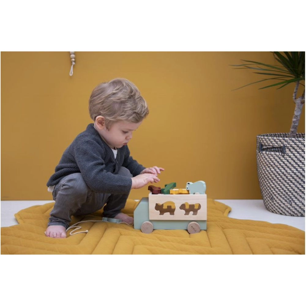 Wooden Animal Truck - Suitable for 18 months & above