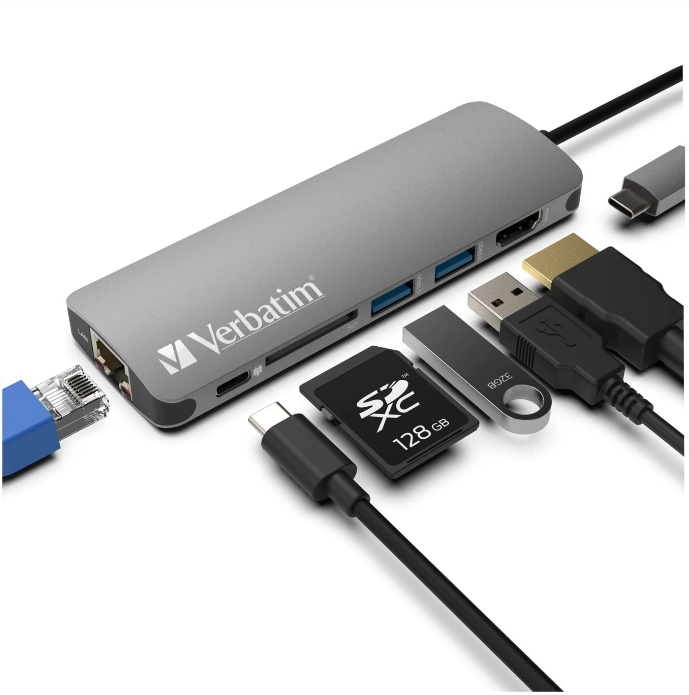 Verbatim 6-in-1 USB C Hub - USB C